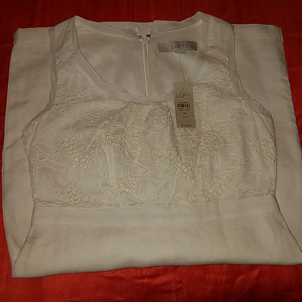 Womens size 0p Linen/Cotton dress
